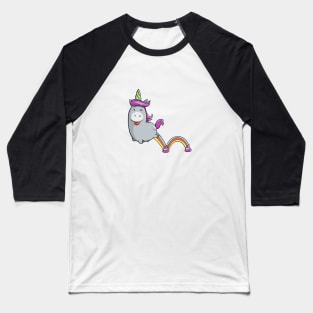 Jumping Unicorn Baseball T-Shirt